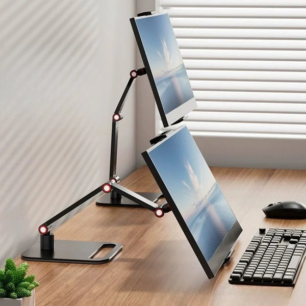 Universal Monitor Desk Stand – 12–17.3" VESA Mount, Folding Holder