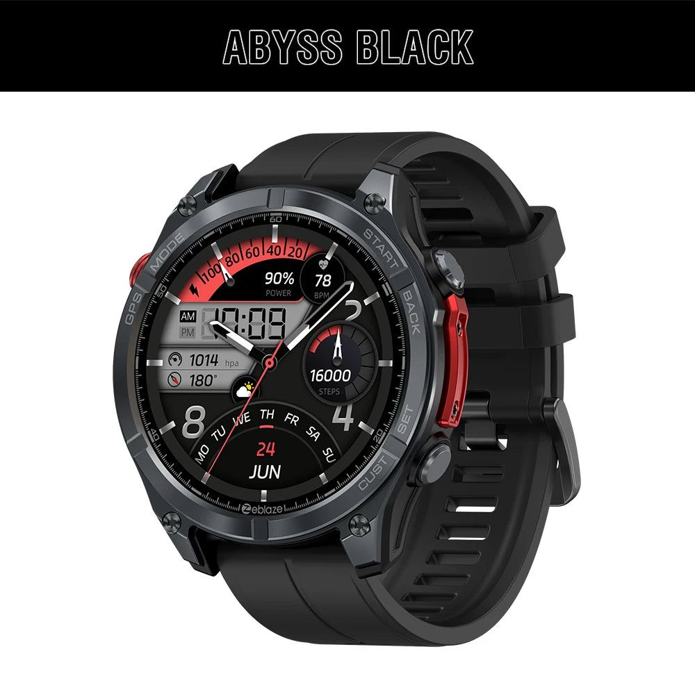 Zeblaze Stratos 4 – 2025 GPS Smartwatch 1.43" AMOLED