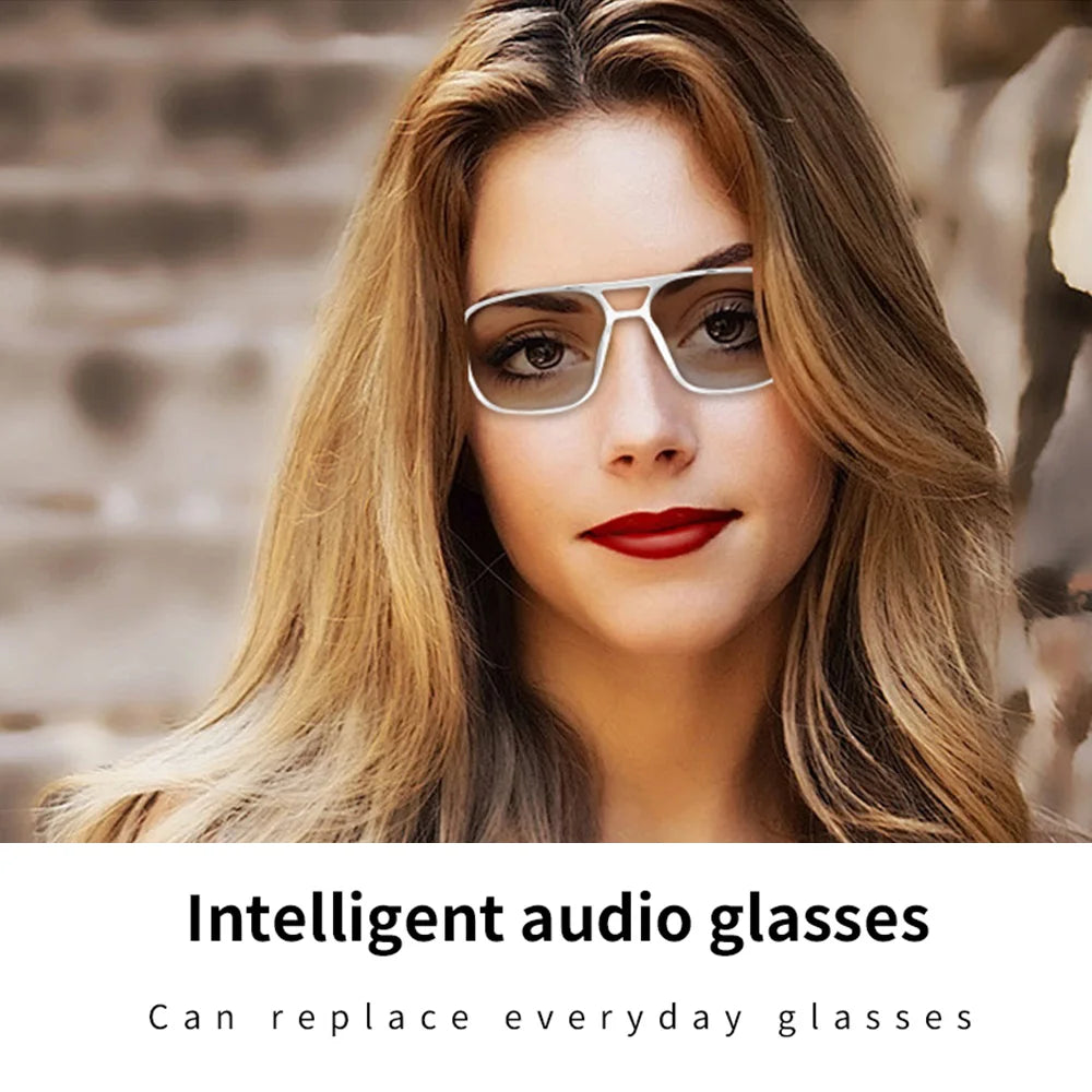 Smart Audio Glasses – Bluetooth, Anti-UV, Color-Changing Lenses