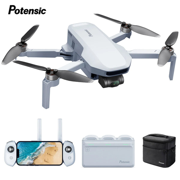 Potensic C0 Mini Drone – 4K Camera, 3-Axis Gimbal, 6KM GPS