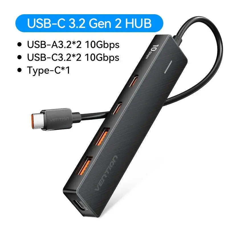 Vention 4-Port USB 3.2 Hub 10Gbps