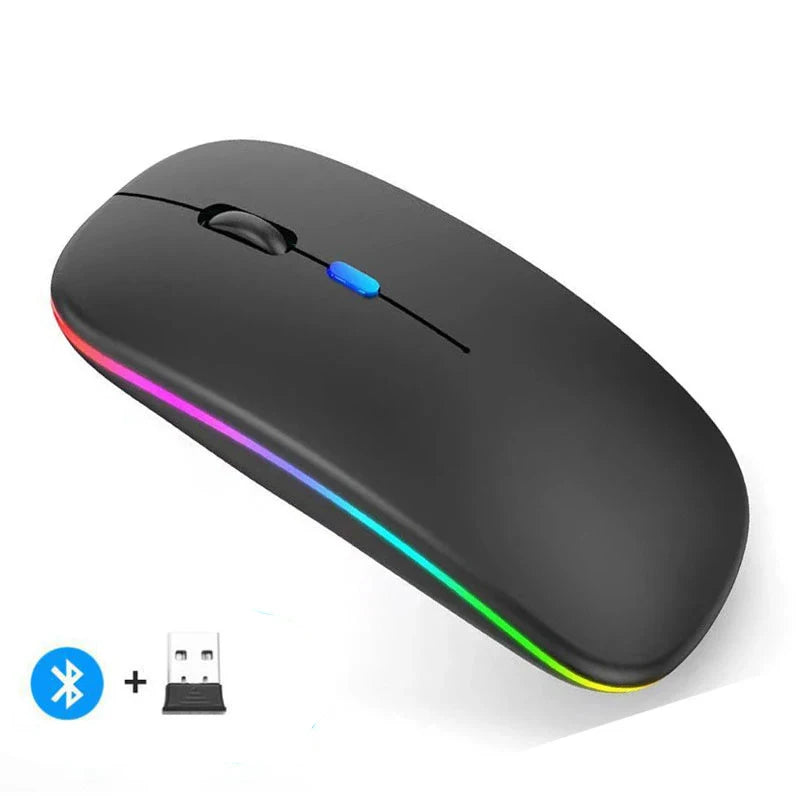 Wireless Rechargeable LED Backlit Mouse