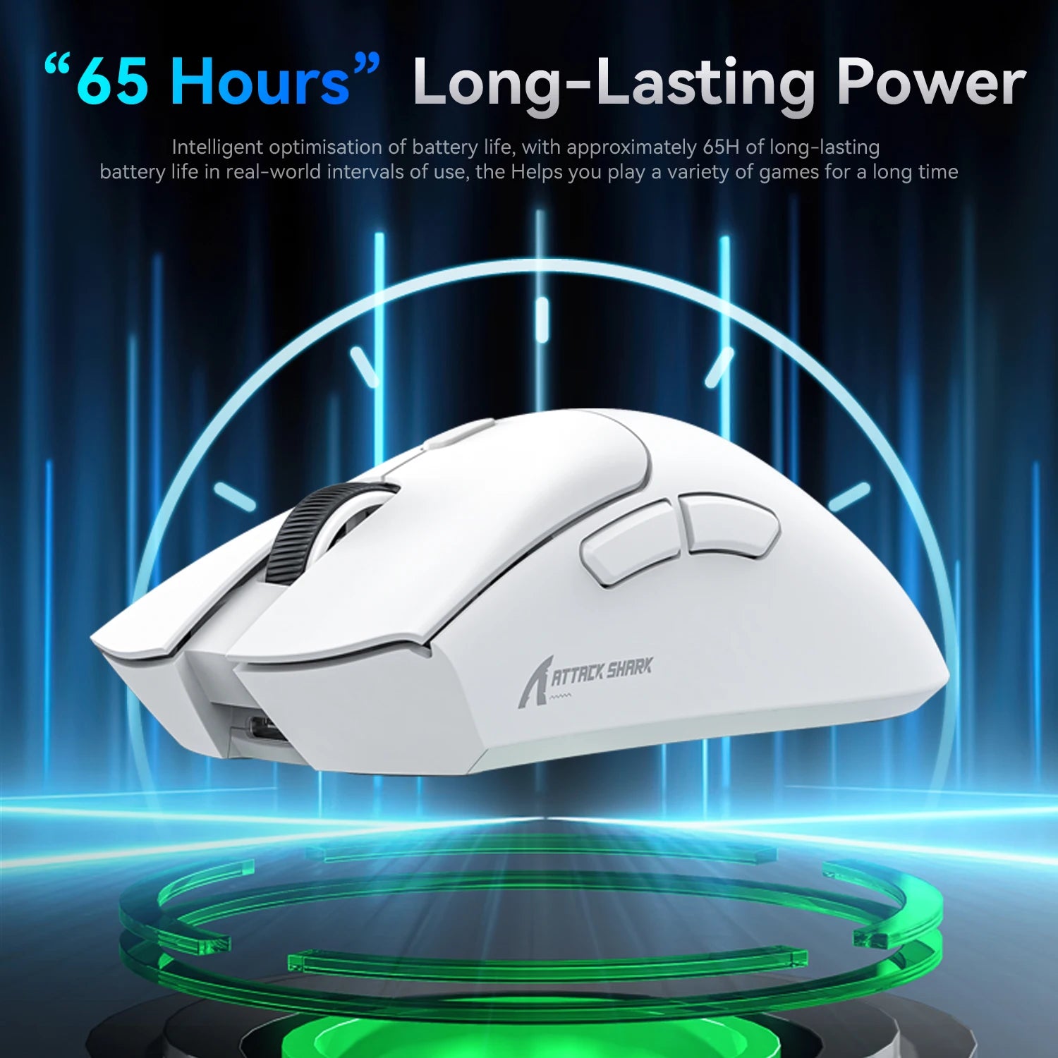 Attack Shark R1 Wireless Gaming Mouse – PAW3311 Sensor & Tri-Mode