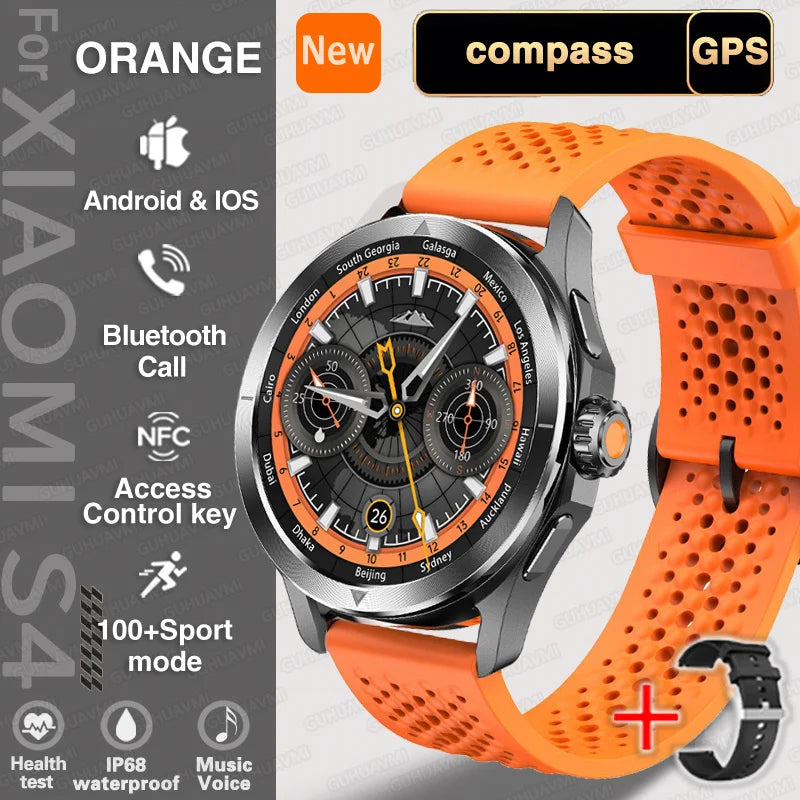 Xiaomi S4 Ultra Smartwatch – HD AMOLED, GPS, Heart Rate & Bluetooth