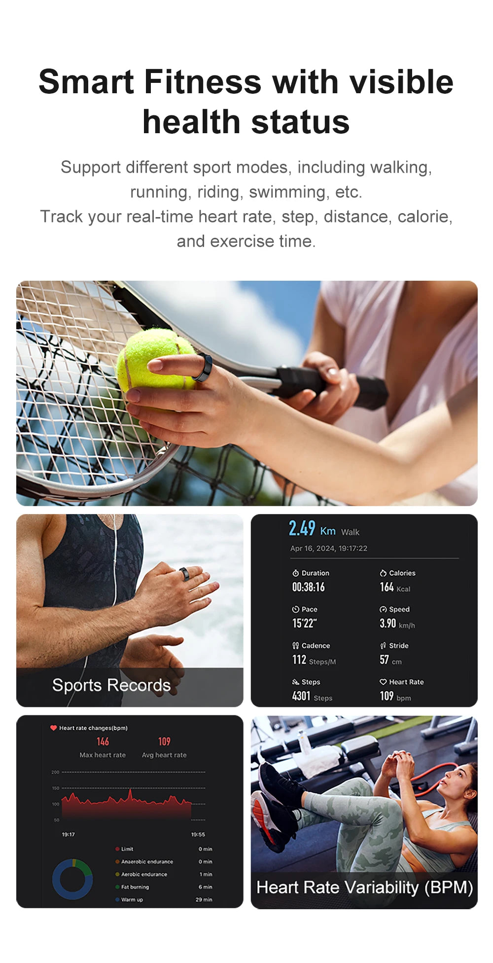 COLMI R09 Smart Ring – 2024 Health Tracker