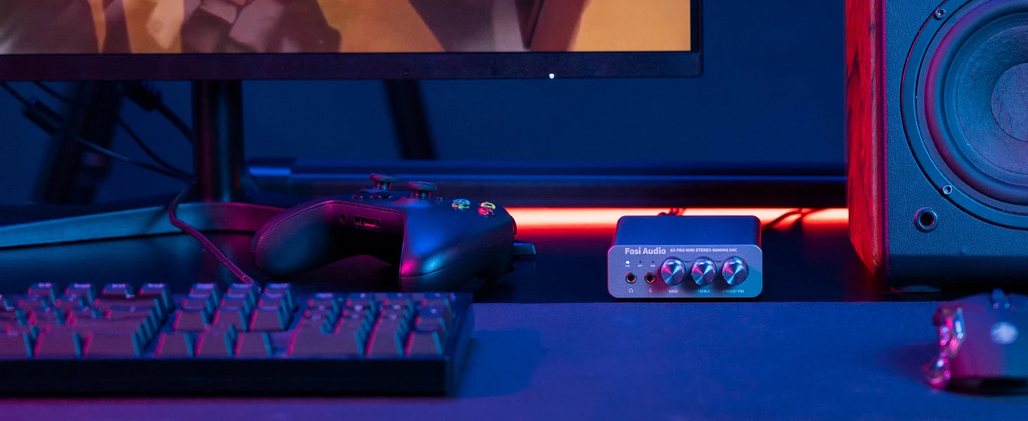 Fosi Audio K5 PRO – USB DAC & Headphone Amplifier