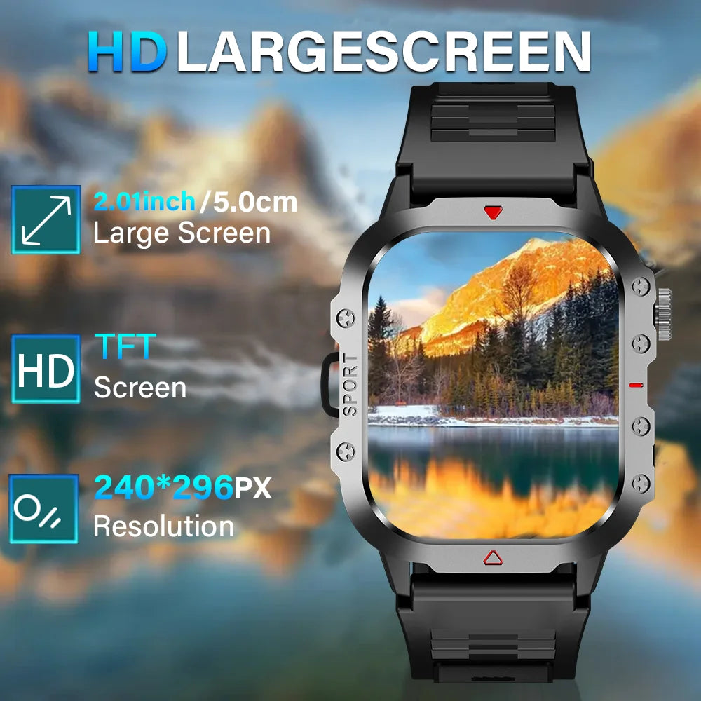 KESHUYOU Outdoor Sports Smart Watch – 2.01″ HD