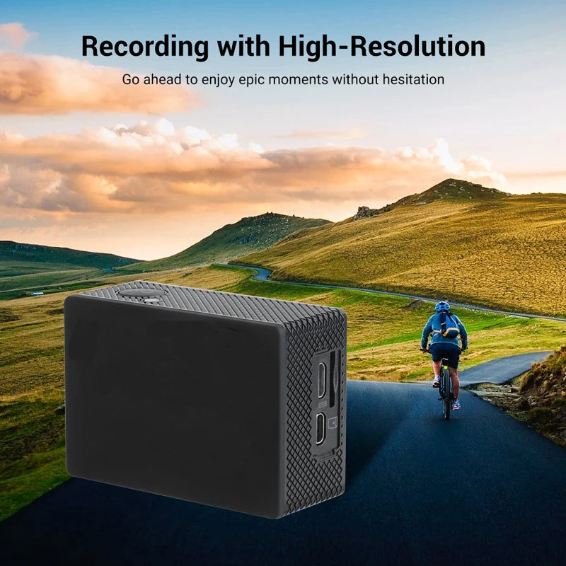 4K Ultra HD Action Camera – 2" Waterproof Helmet Sport Cam