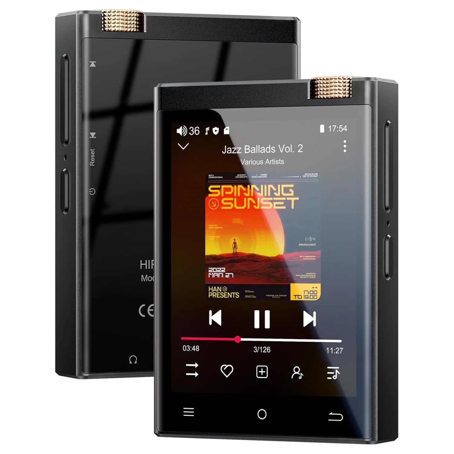 Oilsky Hi-Fi MP3 Player – Bluetooth & WiFi