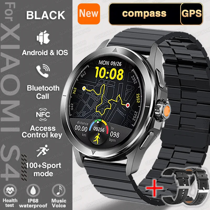 Xiaomi S4 Ultra Smartwatch – HD AMOLED, GPS, Heart Rate & Bluetooth