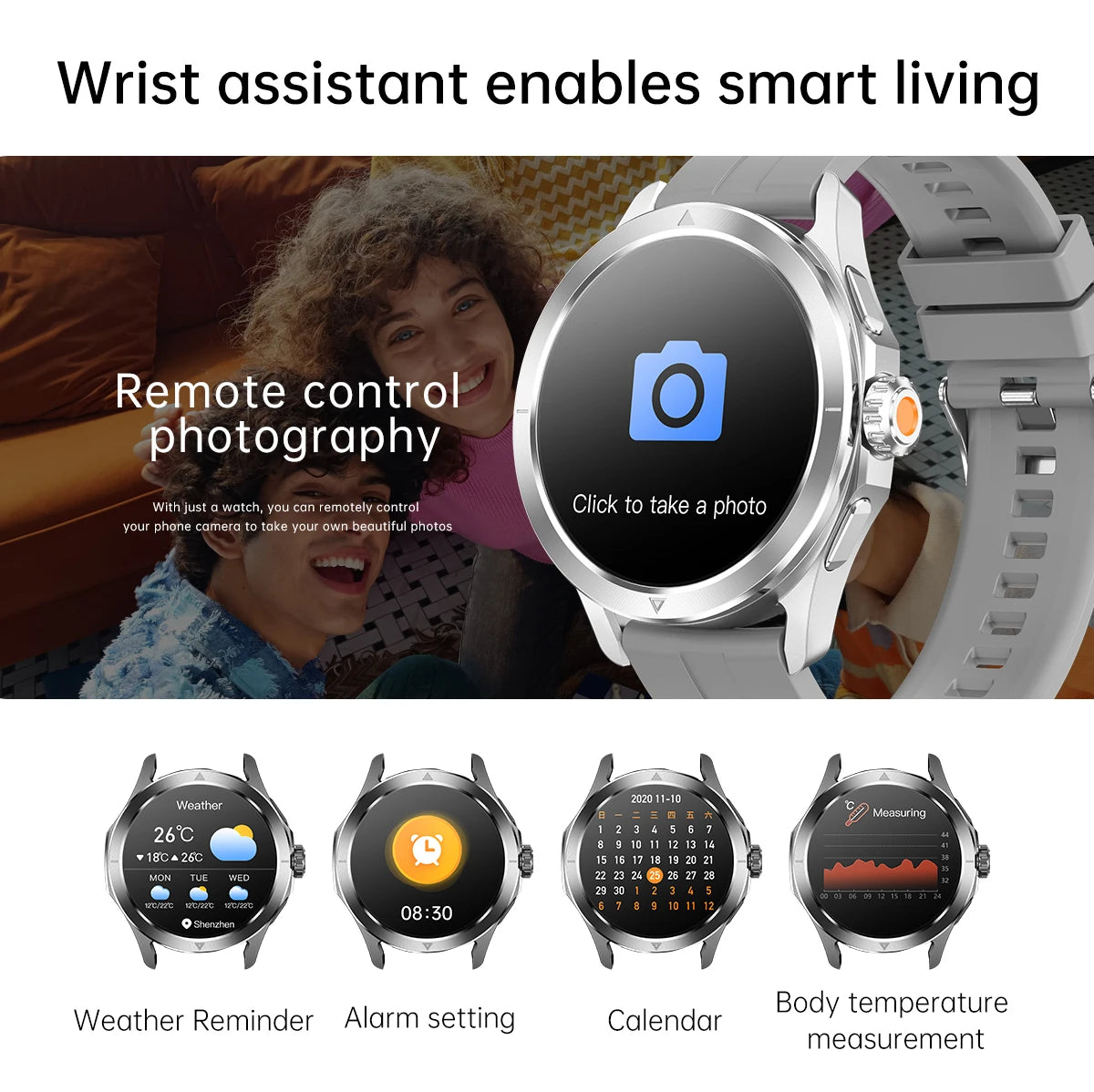 Xiaomi S4 Ultra Smartwatch – HD AMOLED, GPS, Heart Rate & Bluetooth