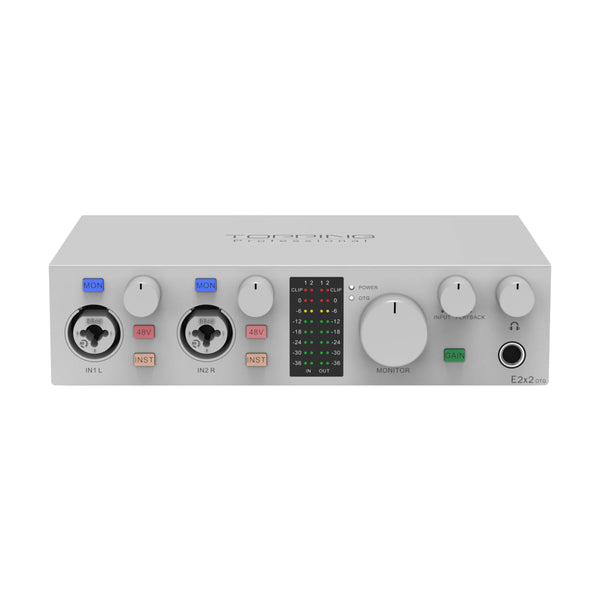 TOPPING E2x2 OTG – 2-in/2-out Audio Interface
