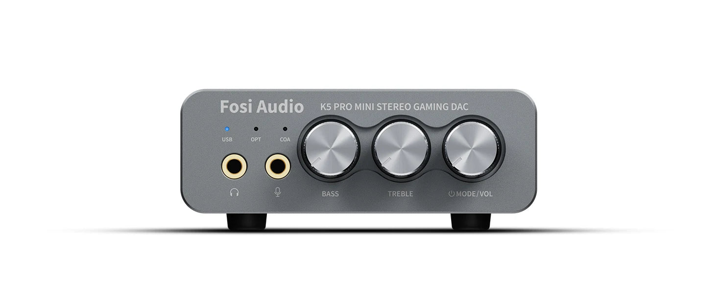 Fosi Audio K5 PRO – USB DAC & Headphone Amplifier