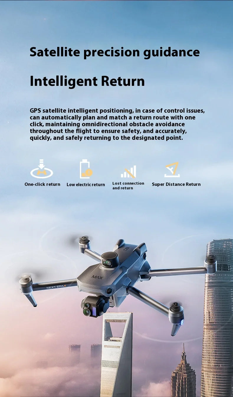 P7 Max Drone with 3-Axis Brushless Gimbal