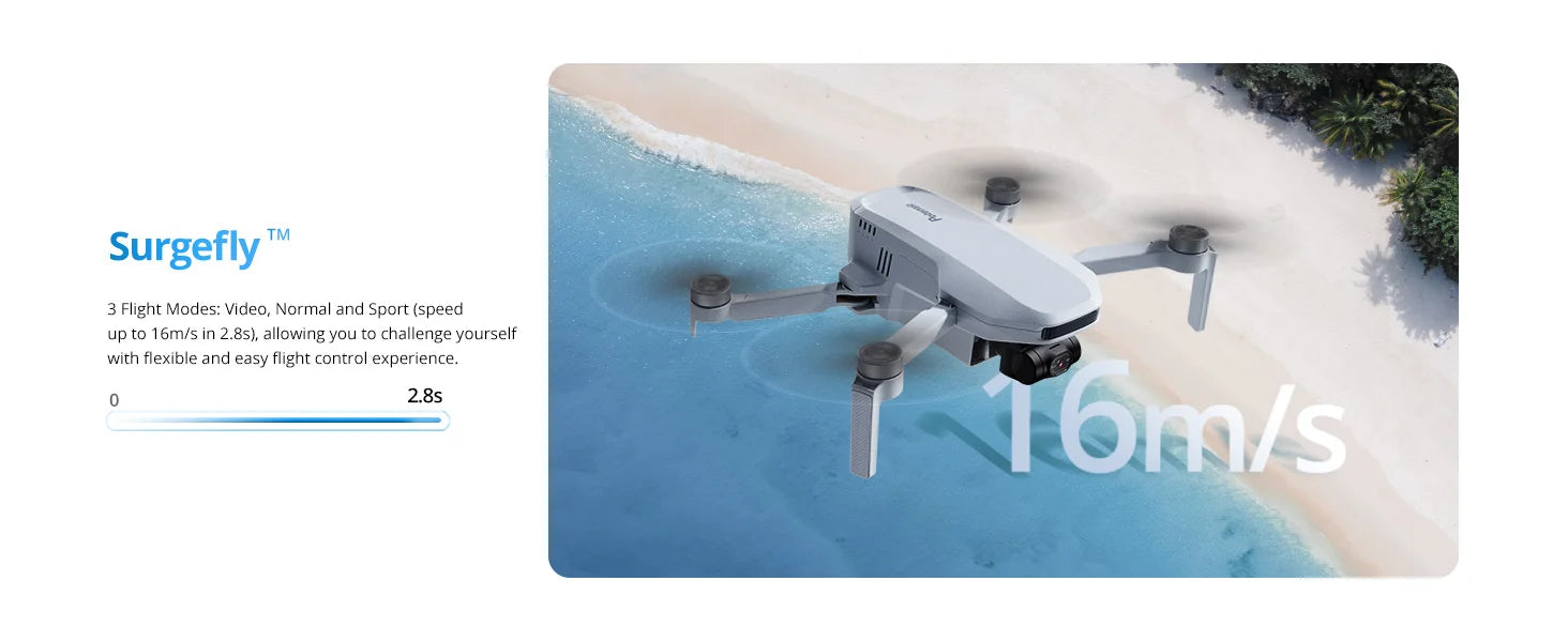 Potensic C0 Mini Drone – 4K Camera, 3-Axis Gimbal, 6KM GPS