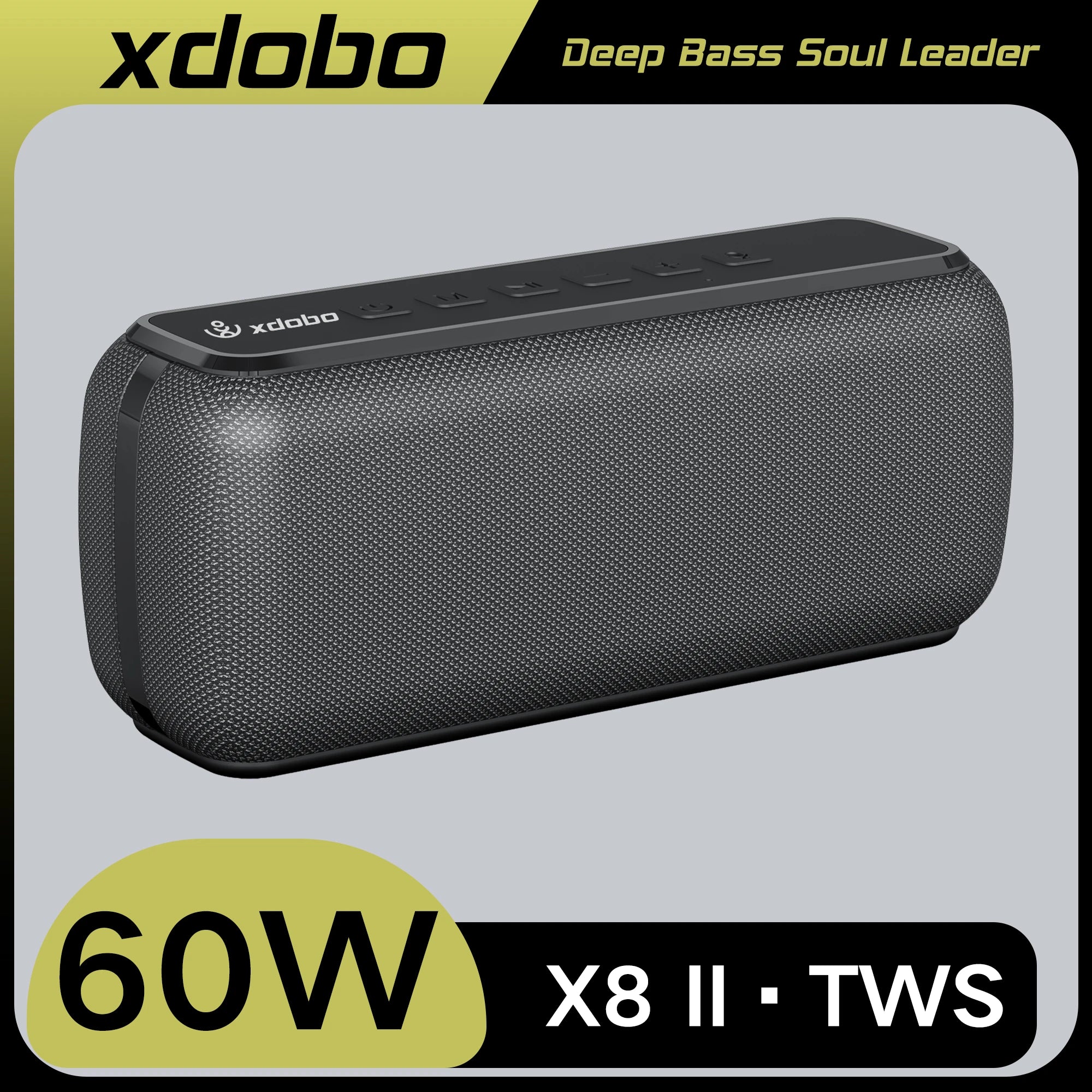 XDOB‍O X8 60W Portable Bluetooth Speaker – Bass Subwoofer & Waterproof TWS