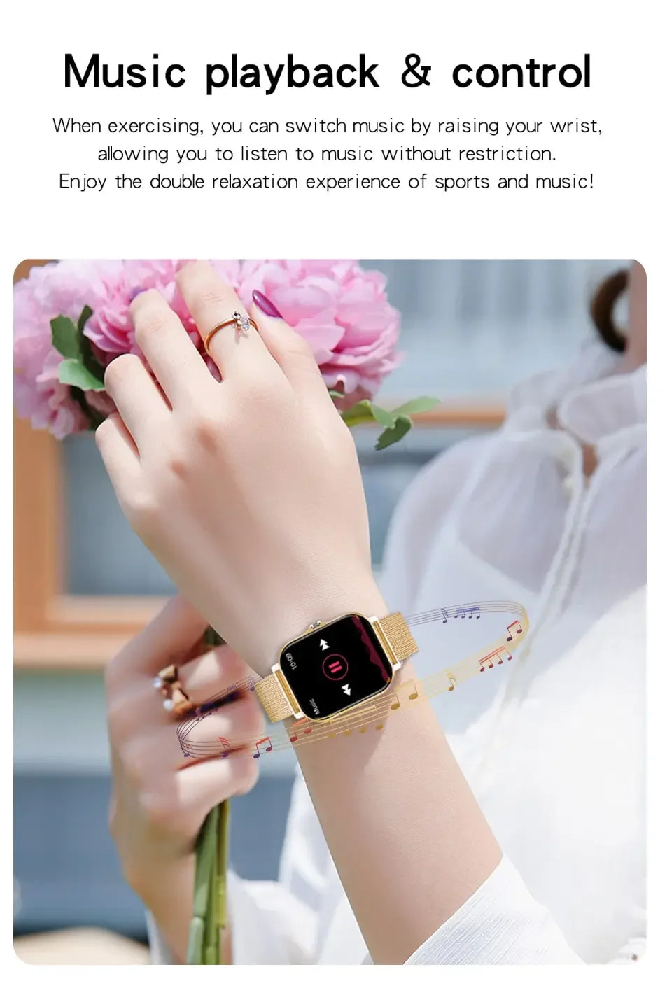 2024 Bluetooth Smart Watch – Touch Call & Fitness Tracker