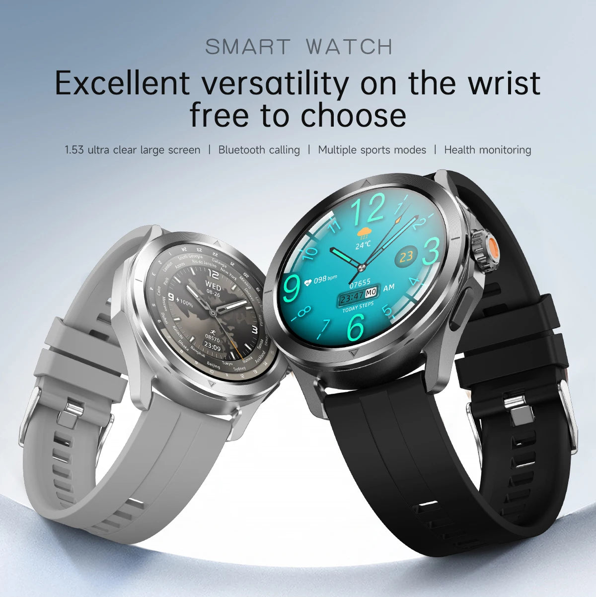 Xiaomi S4 Ultra Smartwatch – HD AMOLED, GPS, Heart Rate & Bluetooth