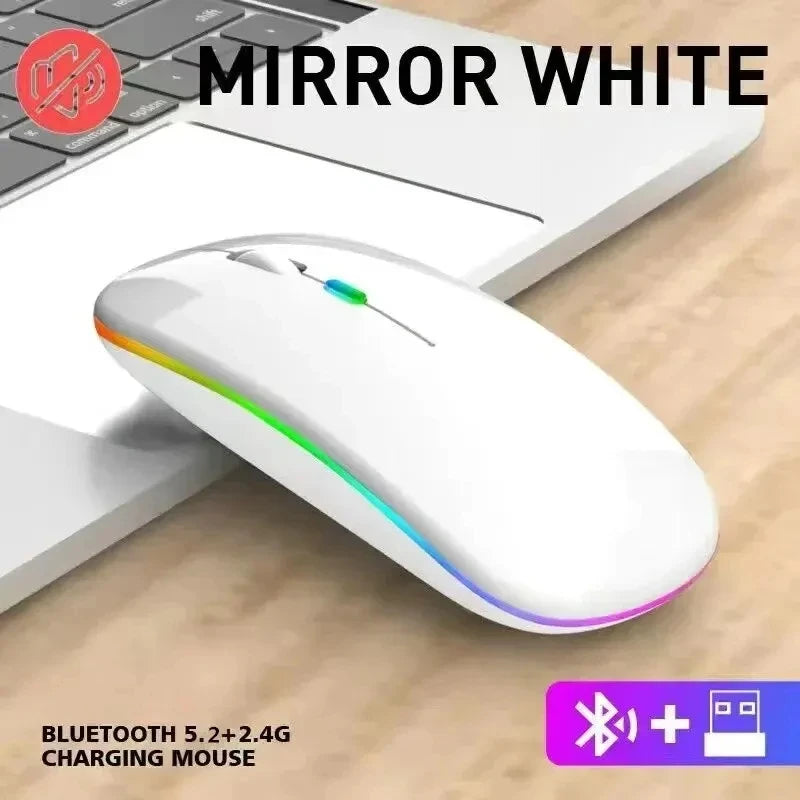 Wireless Rechargeable LED Backlit Mouse
