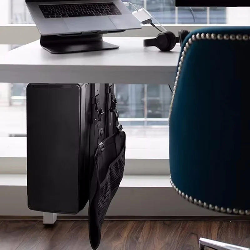 Adjustable Under-Desk CPU Case Holder Stand