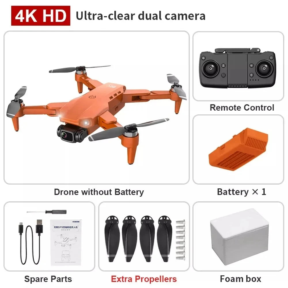 L900 Pro Drone – 4K Dual Camera, 5G GPS & Foldable Quadcopter