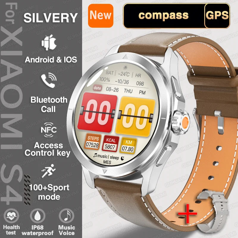 Xiaomi S4 Ultra Smartwatch – HD AMOLED, GPS, Heart Rate & Bluetooth