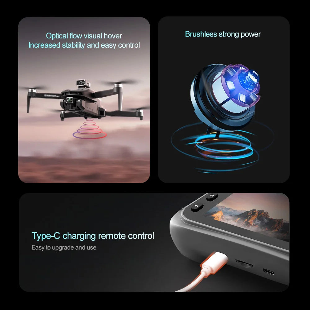 2025 V168 Pro MAX GPS Drone with 8K HD Camera