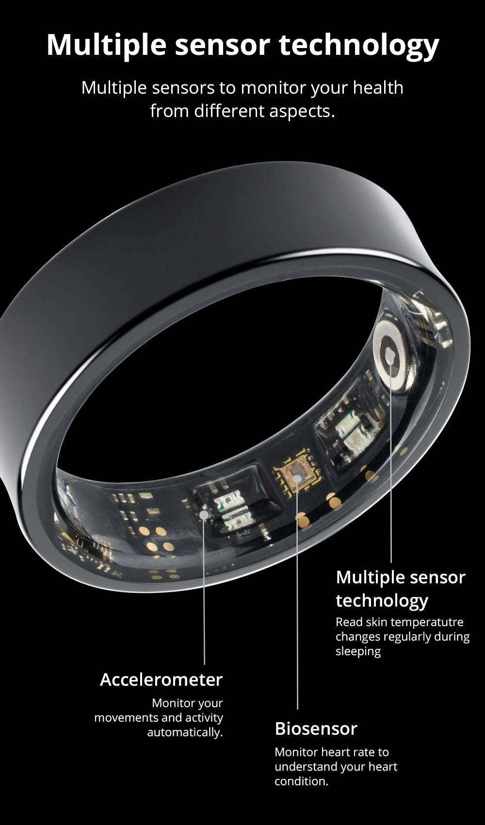 COLMI R09 Smart Ring – 2024 Health Tracker