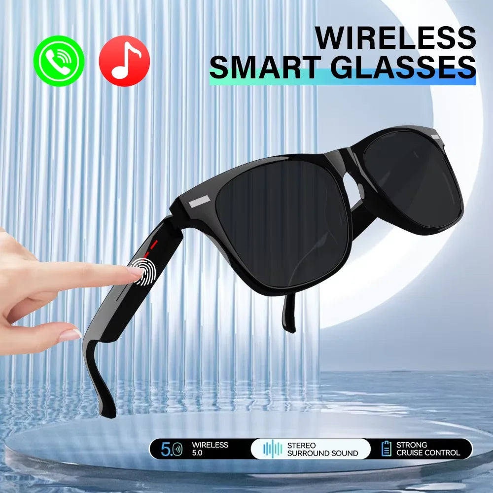 LAXASFIT Smart Sunglasses – Anti-Blue Light, Bluetooth & UV Protection