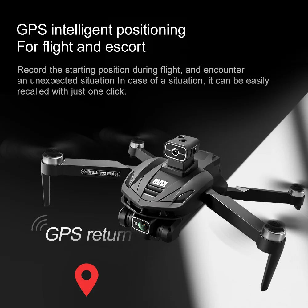2025 V168 Pro MAX GPS Drone with 8K HD Camera