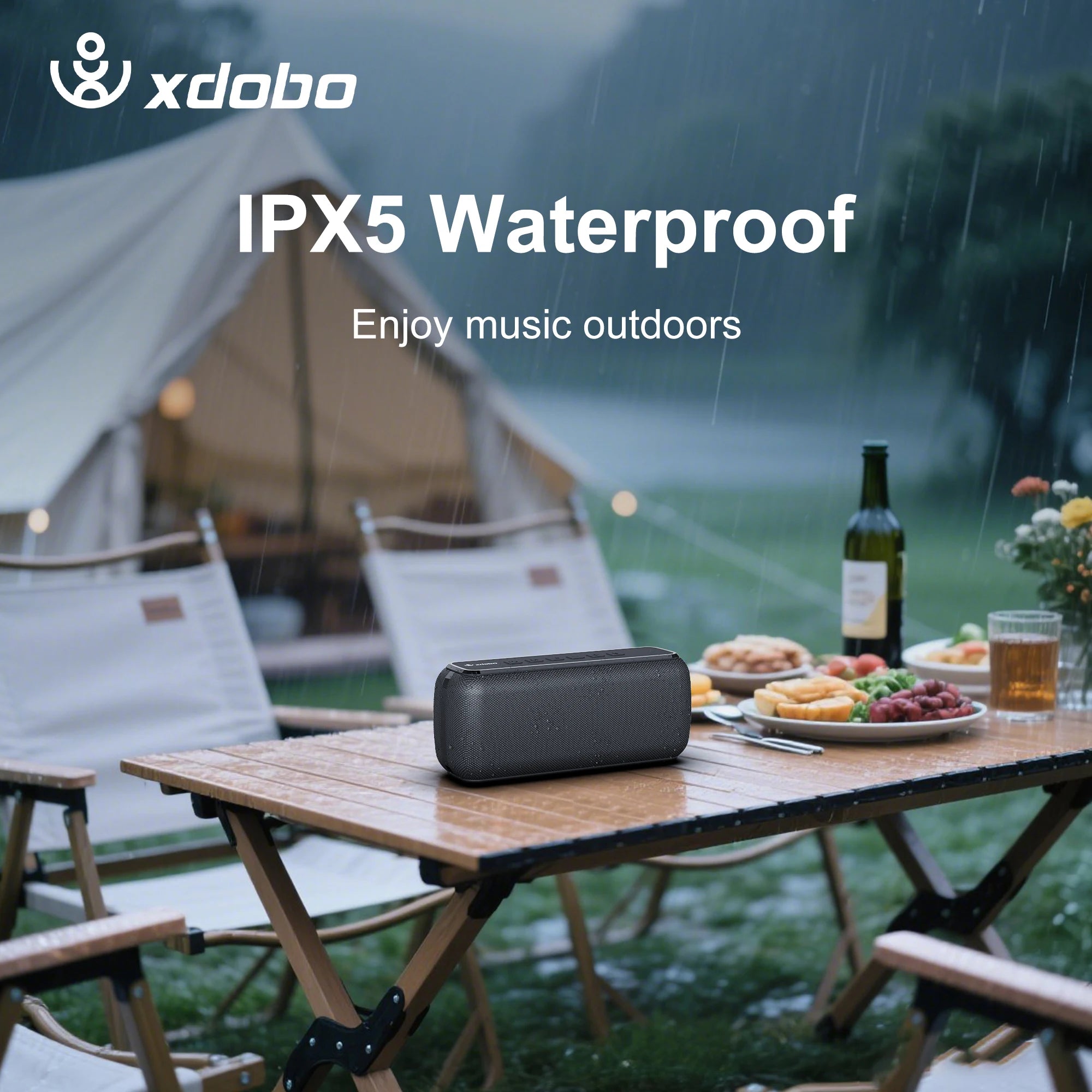 XDOB‍O X8 60W Portable Bluetooth Speaker – Bass Subwoofer & Waterproof TWS
