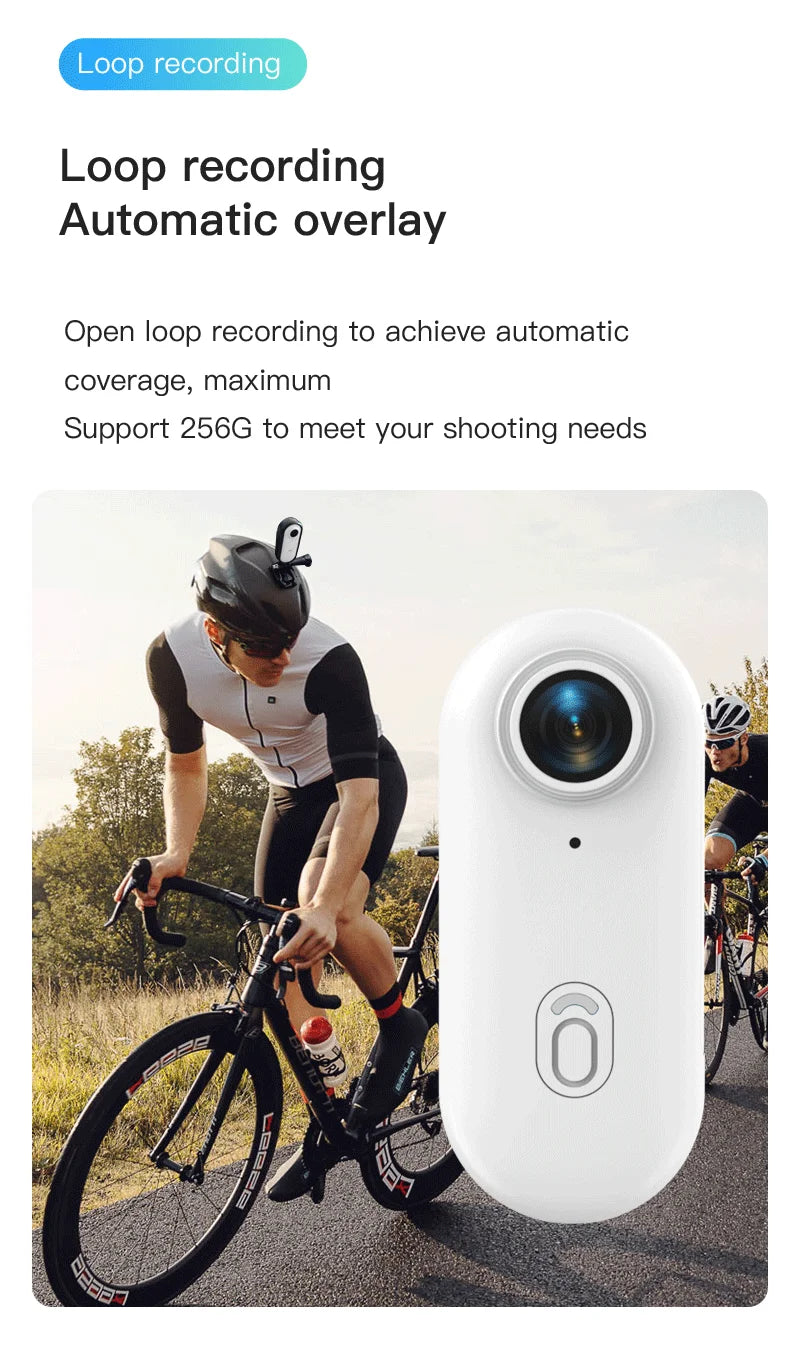 4K Outdoor Sports Action Camera – Helmet & Bike Mountable