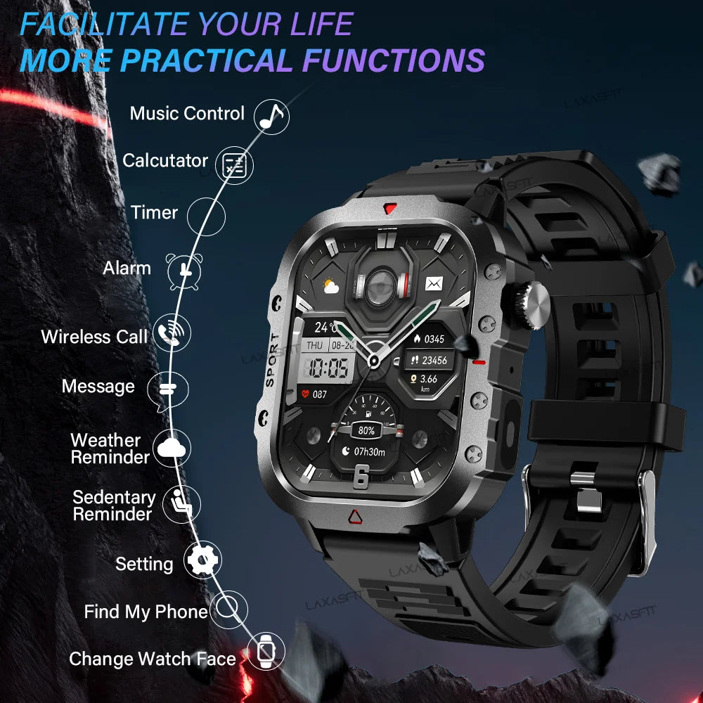 KESHUYOU Outdoor Sports Smart Watch – 2.01″ HD