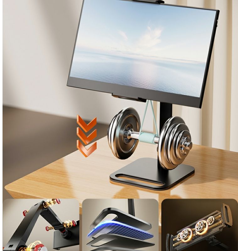 Universal Monitor Desk Stand – 12–17.3" VESA Mount, Folding Holder