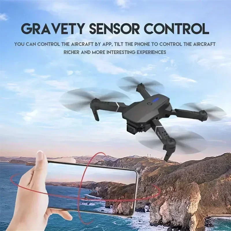 E88Pro 4K Drone – Dual HD Camera, Foldable WiFi FPV Quadcopter