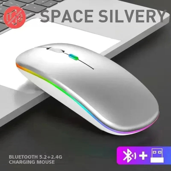 Wireless Rechargeable LED Backlit Mouse