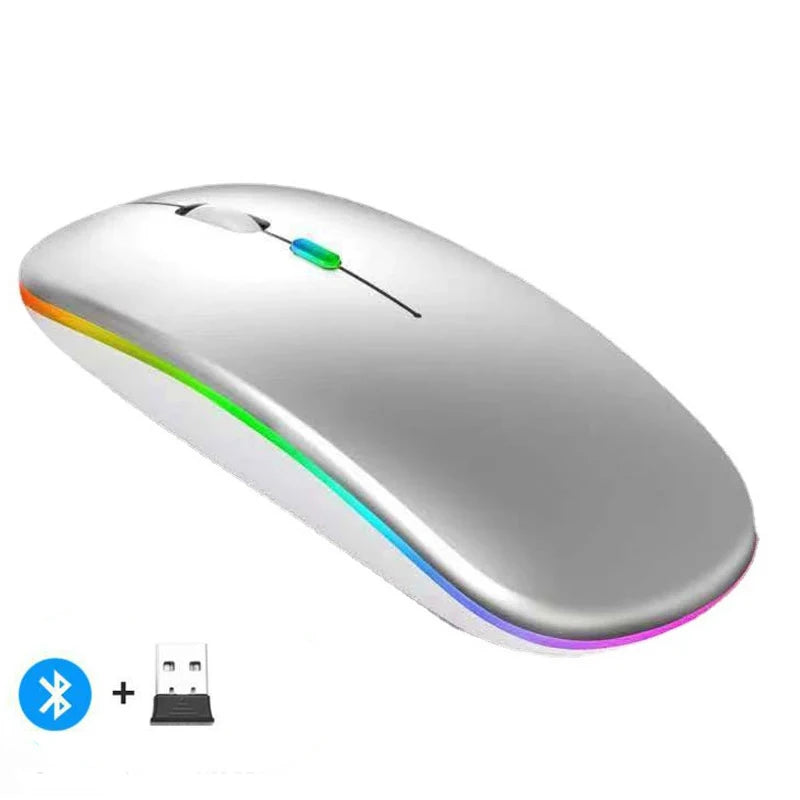 Wireless Rechargeable LED Backlit Mouse