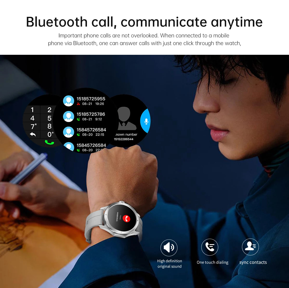 Xiaomi S4 Ultra Smartwatch – HD AMOLED, GPS, Heart Rate & Bluetooth