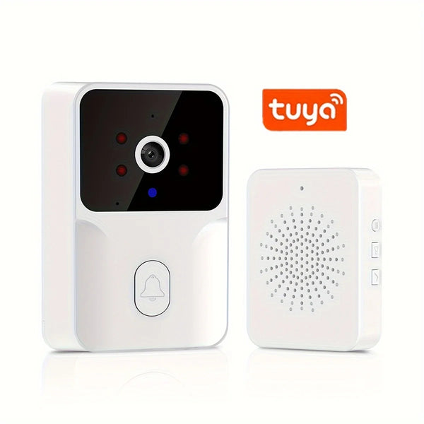 Tuya Wireless Smart Video Doorbell – WiFi Camera with 2-Way Audio & Night Vision