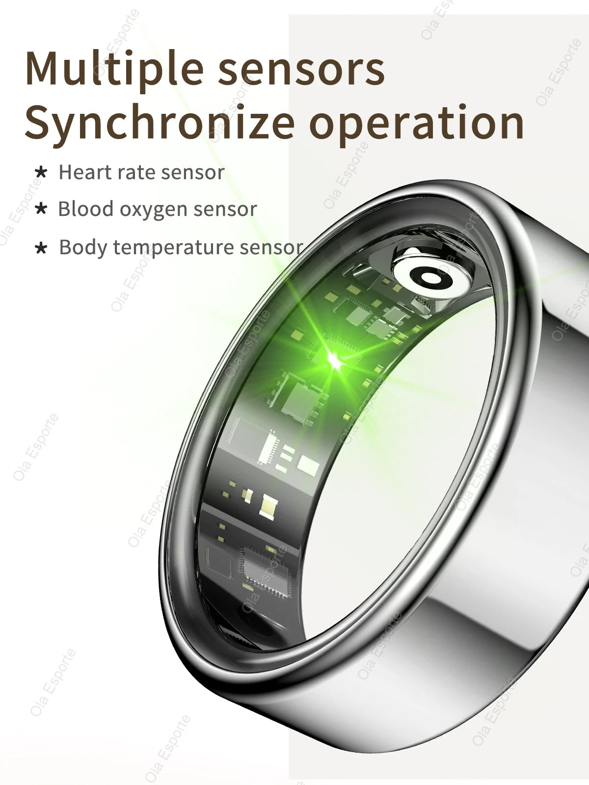 Smart Ring – Bluetooth Heart Rate & Health Monitor