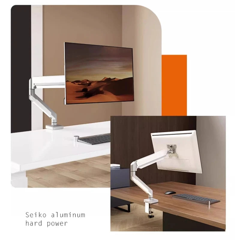 Universal Single Monitor Mount – Up to 32" Adjustable Desk Bracket