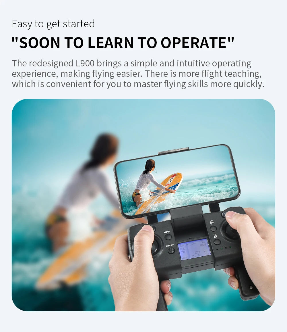L900 Pro GPS Drone with 4K Dual Camera
