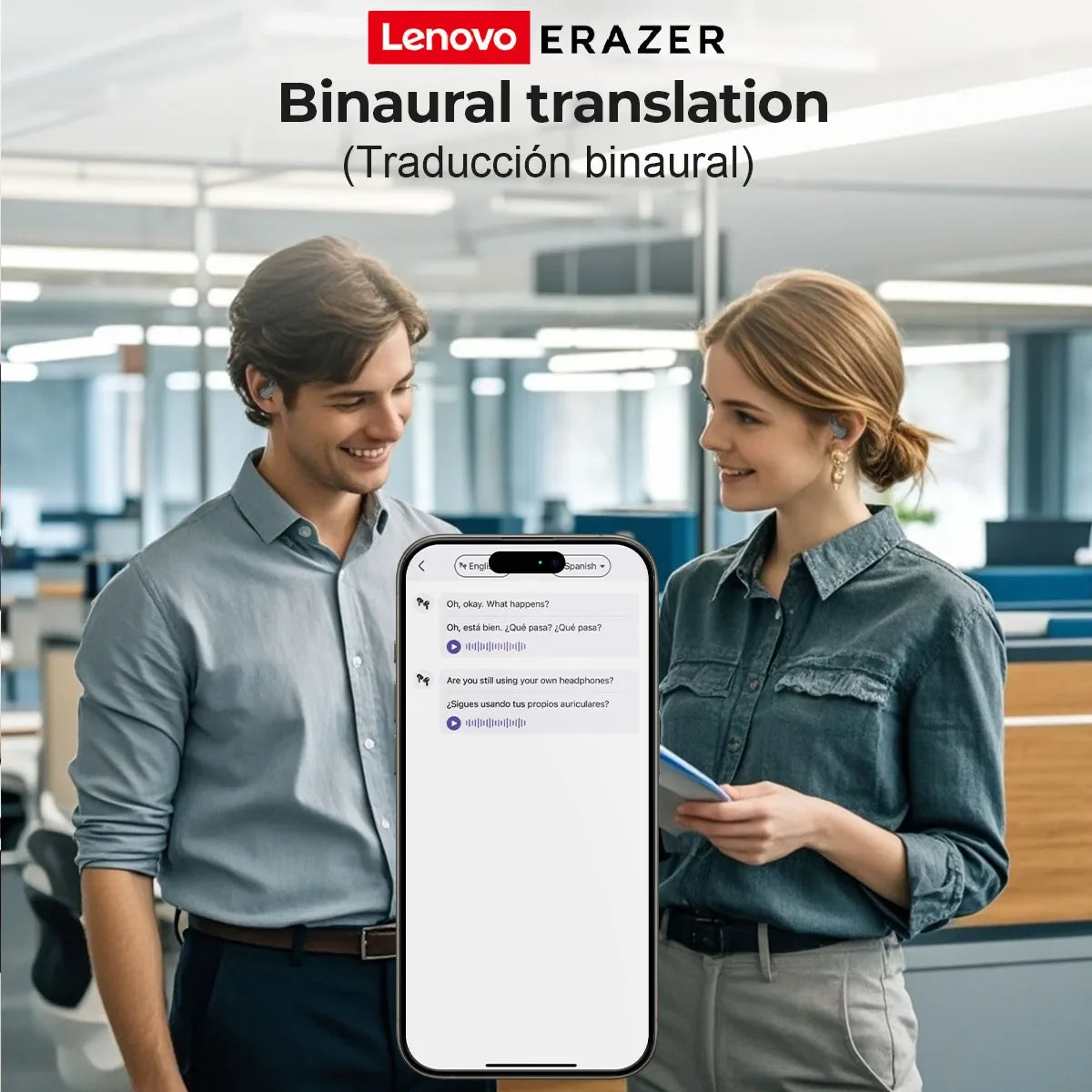 Erazer XP6 AI Bluetooth Earphones – Translator & Wireless Headset