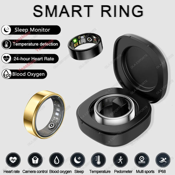 Smart Ring – Bluetooth Heart Rate & Health Monitor