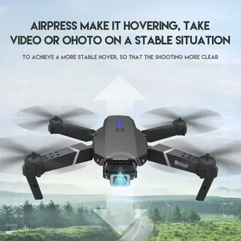 E88Pro 4K Drone – Dual HD Camera, Foldable WiFi FPV Quadcopter