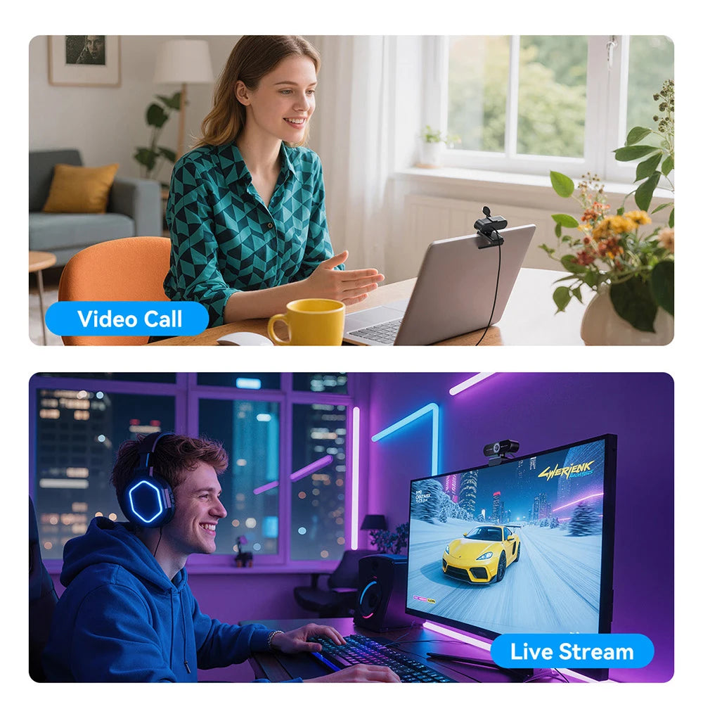 EMEET C60E – 4K/1080p HD Webcam