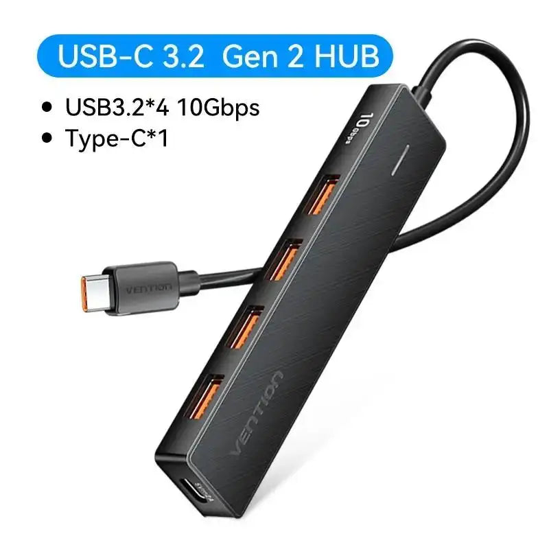 Vention 4-Port USB 3.2 Hub 10Gbps