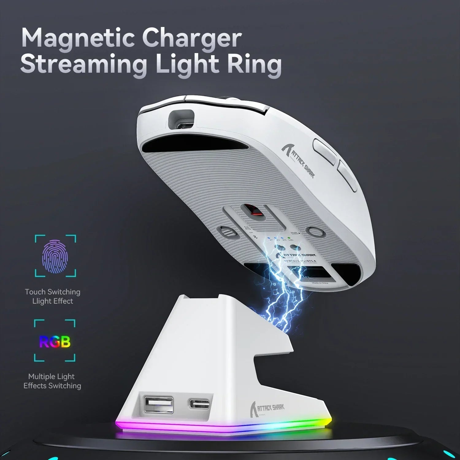 Attack Shark X6 Bluetooth Gaming Mouse – PAW3395 & Tri-Mode