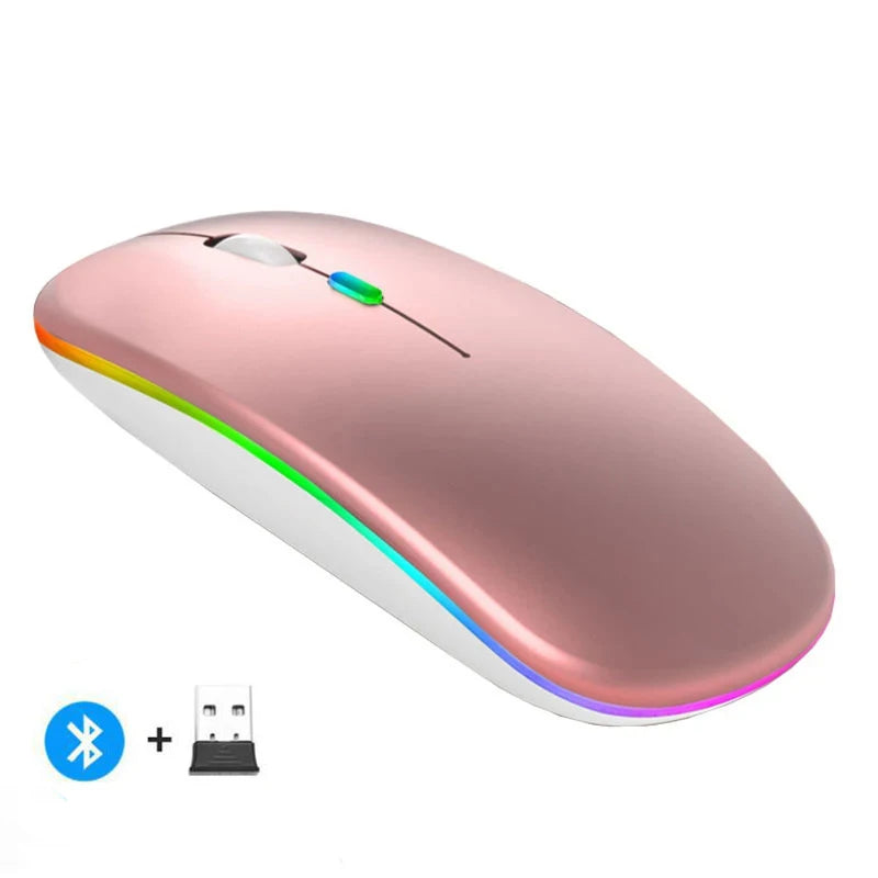 Wireless Rechargeable LED Backlit Mouse
