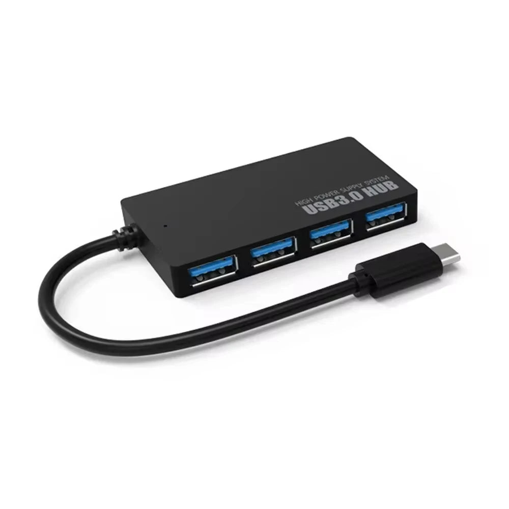 USB 3.0 4-Port Hub Adapter for Laptop/PC